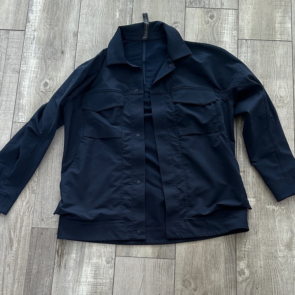 lululemon athletica Navy Lightweight Shirt Jacket